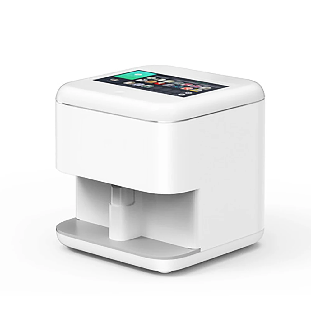 Новый портативный умный 3D-принтер для ногтей автоматический цветной рисунок