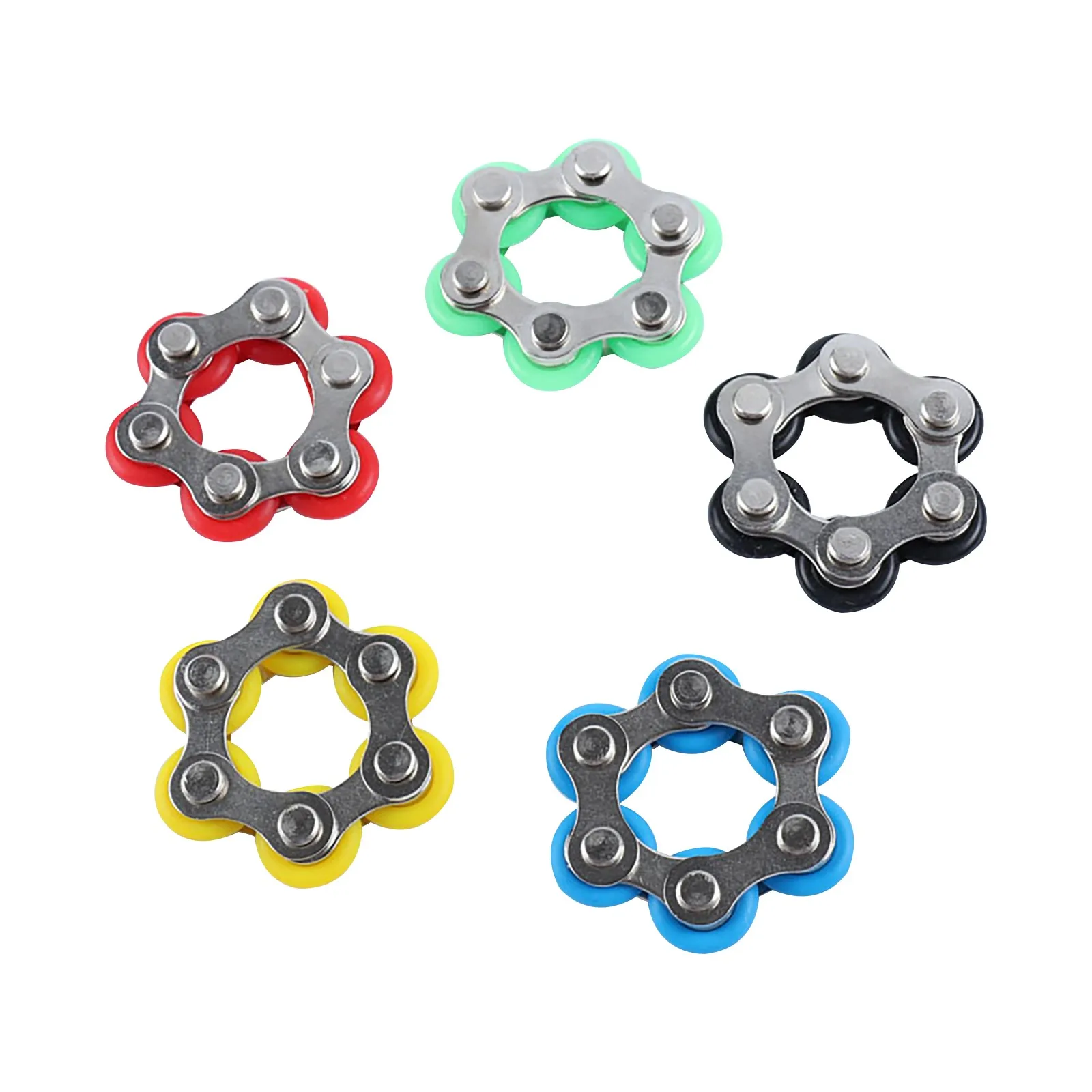 Finger Squeezeing Decompression Toy Bicycle Chain Stress Relief Toys Autism Stress And Anxiety Relief Toys 2pc
Finger Squeezeing Decompression Toy Bicycle Chain Stress Relief Toys Autism Stress And Anxiety Relief Toys 2pc