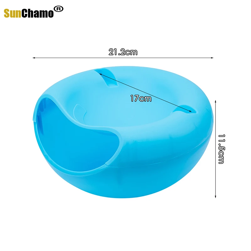 1 PCS Modern Living Room Creative Shape Lazy Snack Bowl Plastic Double Layers Snack Storage Box Bowl Lazy Fruit Plate Bowl 
1 PCS Modern Living Room Creative Shape Lazy Snack Bowl Plastic Double Layers Snack Storage Box Bowl Lazy Fruit Plate Bowl