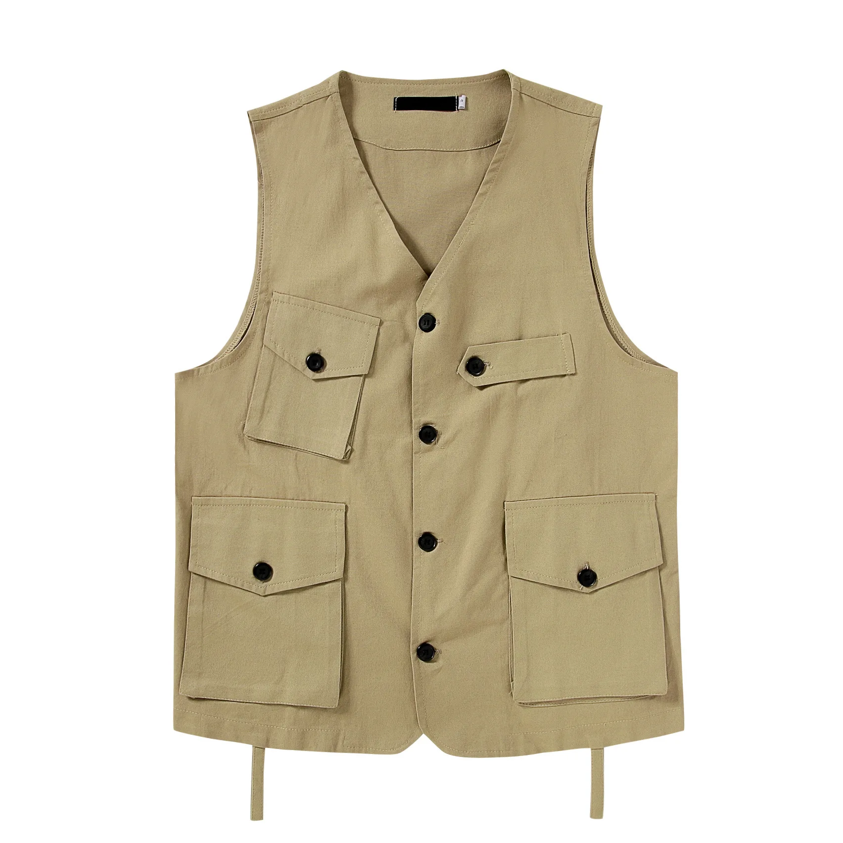 Men's new fashionable outdoor fishing multi-pocket casual single breasted vest in European and American sizes XXL
Men's new fashionable outdoor fishing multi-pocket casual single breasted vest in European and American sizes XXL