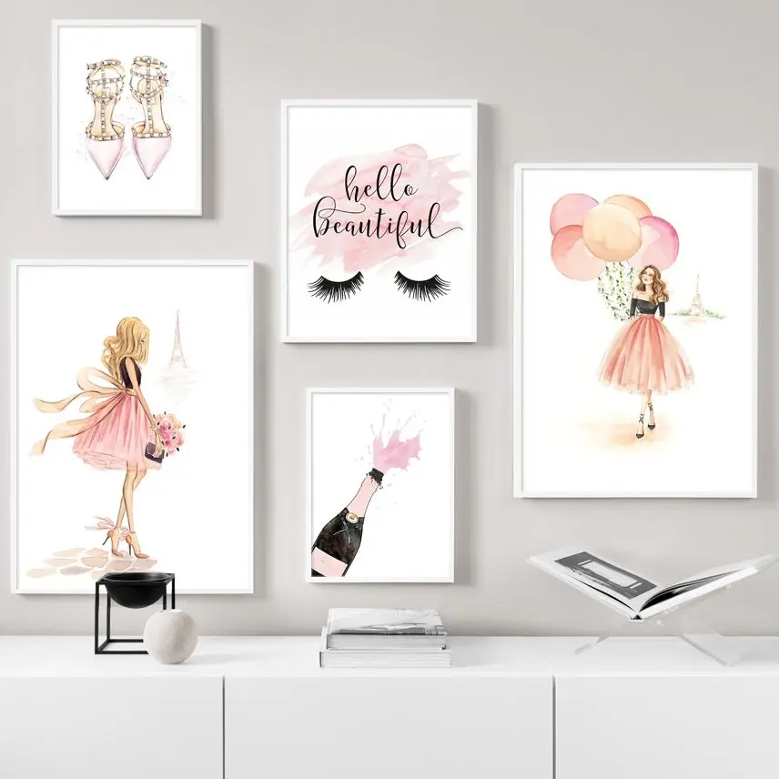Girl High Heels Handbag Champagne Wall Art Canvas Painting Fashion Nordic Posters And Prints Wall Pictures For Salon Bar Decor
Girl High Heels Handbag Champagne Wall Art Canvas Painting Fashion Nordic Posters And Prints Wall Pictures For Salon Bar Decor