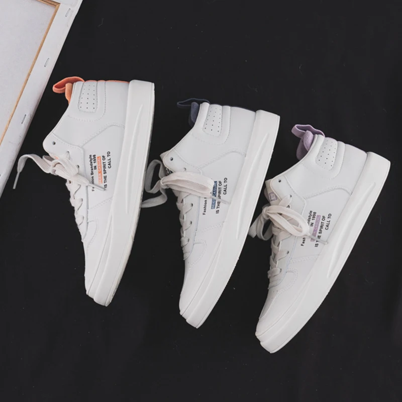 Women White Sneaker Fashion High Top Vulcanized Shoes New 2021 Female Casual PU Comfortable Student Board Shoes Ladies Shoes
Women White Sneaker Fashion High Top Vulcanized Shoes New 2021 Female Casual PU Comfortable Student Board Shoes Ladies Shoes