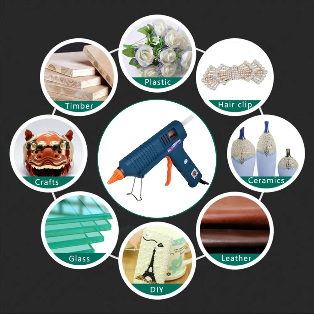 Adjustable Temperature Hot Melt Glue Gun Pure Copper Replaceable Nozzle Handmade Repair and Repair Household Universal
Adjustable Temperature Hot Melt Glue Gun Pure Copper Replaceable Nozzle Handmade Repair and Repair Household Universal
