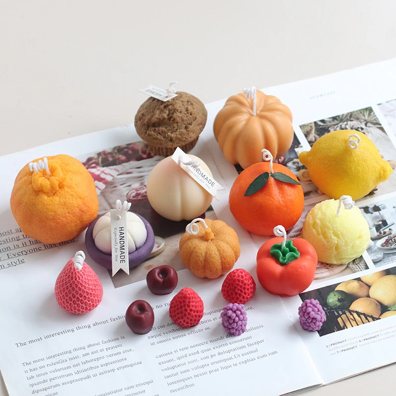 A Variety Of Fruit Cake Candle Diy Silicone Mold Creative Lemon Strawberry Ugly Orange Candle Mold 
A Variety Of Fruit Cake Candle Diy Silicone Mold Creative Lemon Strawberry Ugly Orange Candle Mold