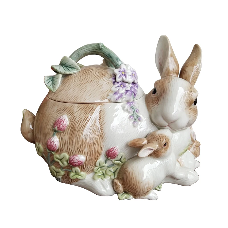 Скульптура, керамические кролики, искусственный Декор для дома, свадебное украшение, банка для сушеных фруктов, фотоподарок 
Скульптура, керамические кролики, искусственный Декор для дома, свадебное украшение, банка для сушеных фруктов, фотоподарок
