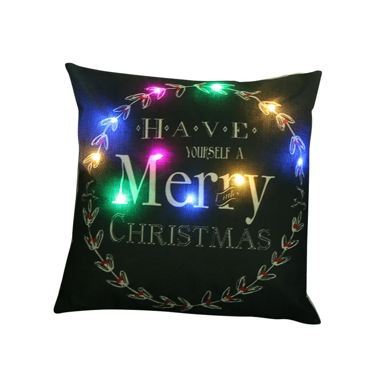 45x45cm Cushion Covers Creative Letter LED Night Light Cushion Cover Chair Sofa Car pillowcase Christmas Decor Throw Pillow case 
45x45cm Cushion Covers Creative Letter LED Night Light Cushion Cover Chair Sofa Car pillowcase Christmas Decor Throw Pillow case