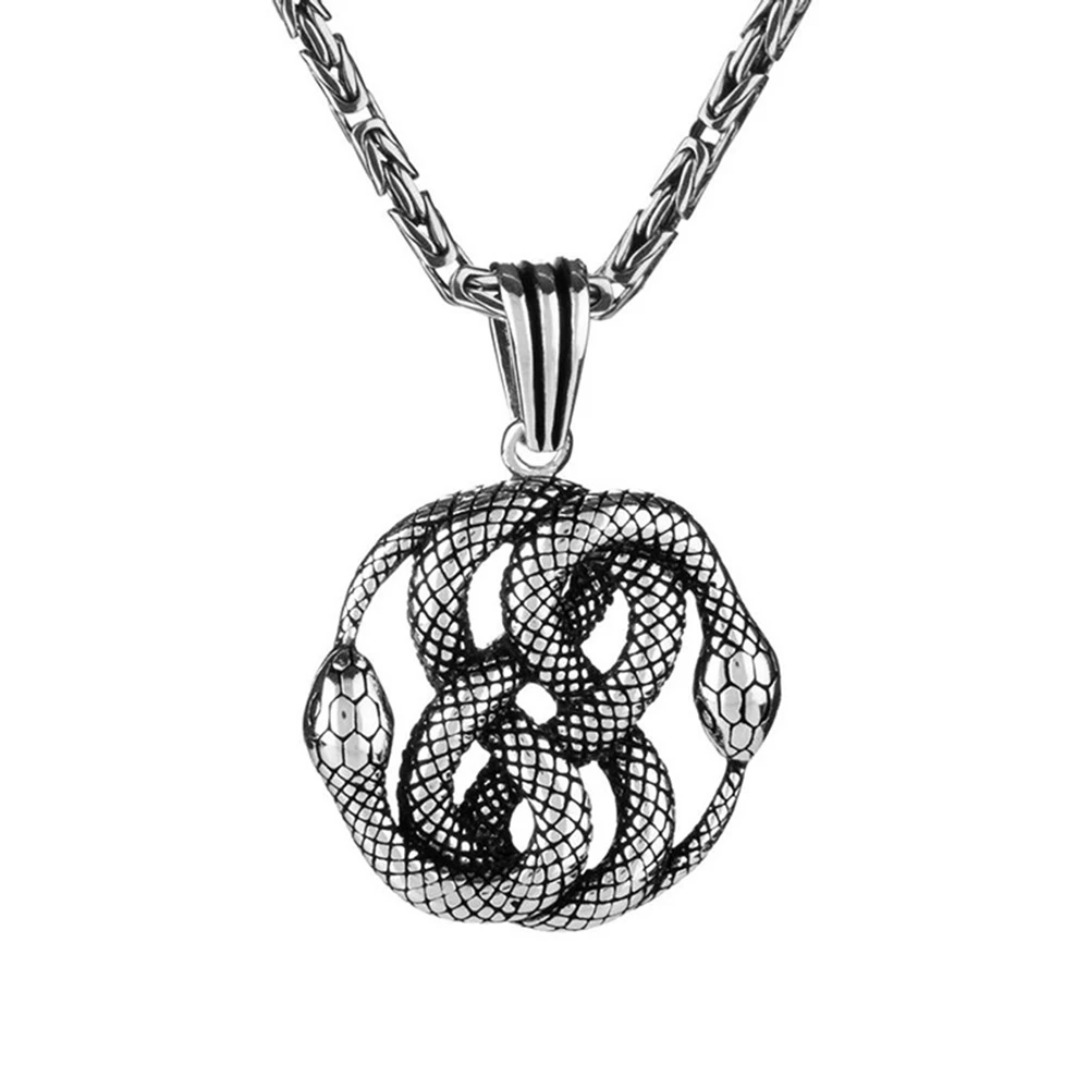 Silver snake necklace hip hop titanium steel ins style fashion retro long men's pendant necklace sweater chain necklace
Silver snake necklace hip hop titanium steel ins style fashion retro long men's pendant necklace sweater chain necklace