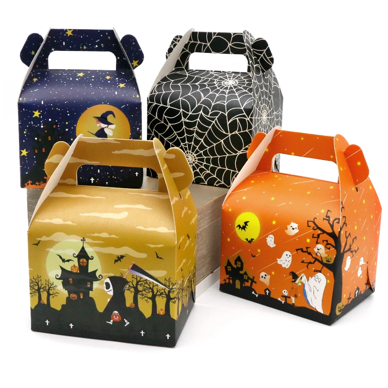Gift Box Happy Halloween Present Boxes Packaging Candy Sweets Halloween Party Favors Decoration Trick or Treat Bags Spider
Gift Box Happy Halloween Present Boxes Packaging Candy Sweets Halloween Party Favors Decoration Trick or Treat Bags Spider