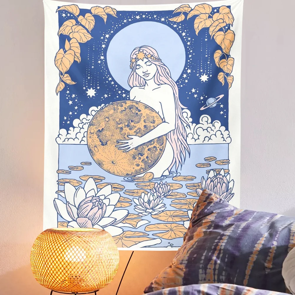 Moon Worship Tapestry Wall Hanging Witchcraft Wall Tapestry Hippie Boho TarotWall Dorm Decor Psychedelic Sun Moon Tapestry
Moon Worship Tapestry Wall Hanging Witchcraft Wall Tapestry Hippie Boho TarotWall Dorm Decor Psychedelic Sun Moon Tapestry