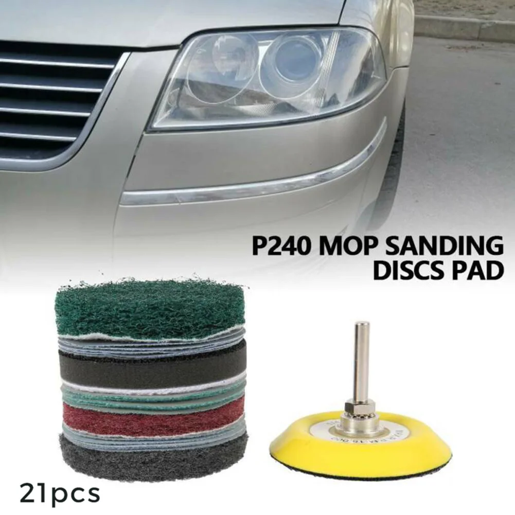 21PCS 3" Buffing Pad Waxing Sponge Polishing Pads Kit Tool For Car Polisher Drill Polishing Disc Pad Buffing Waxing Tool
21PCS 3" Buffing Pad Waxing Sponge Polishing Pads Kit Tool For Car Polisher Drill Polishing Disc Pad Buffing Waxing Tool