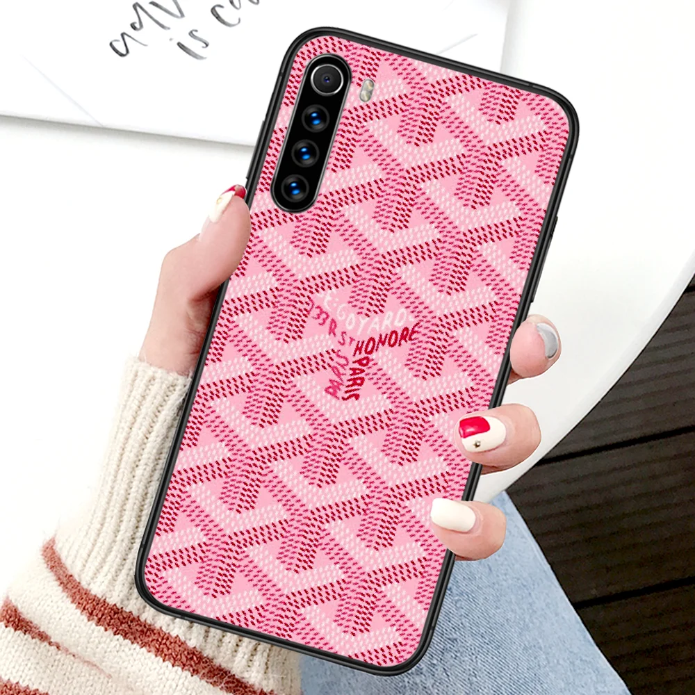 Goyardde Luxury Brand Phone Case For Xiaomi Redmi Note 7 8 8T 9 9S 4X 7 7A 9A K30 Pro Ultra black Coque Soft Hoesjes Luxury
Goyardde Luxury Brand Phone Case For Xiaomi Redmi Note 7 8 8T 9 9S 4X 7 7A 9A K30 Pro Ultra black Coque Soft Hoesjes Luxury