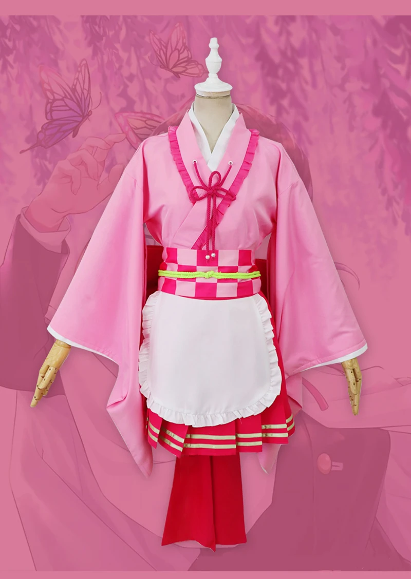 Demon Slayer Tsuyuri Kanao Peripheral costumes maid Cosplay suit Halloween daily costumes
Demon Slayer Tsuyuri Kanao Peripheral costumes maid Cosplay suit Halloween daily costumes