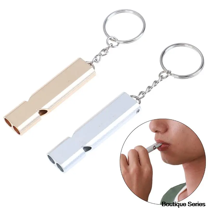 1 PCS Alloy Aluminum Emergency Survival Whistle Outdoor Camping Hiking Tool W/Keychain
1 PCS Alloy Aluminum Emergency Survival Whistle Outdoor Camping Hiking Tool W/Keychain