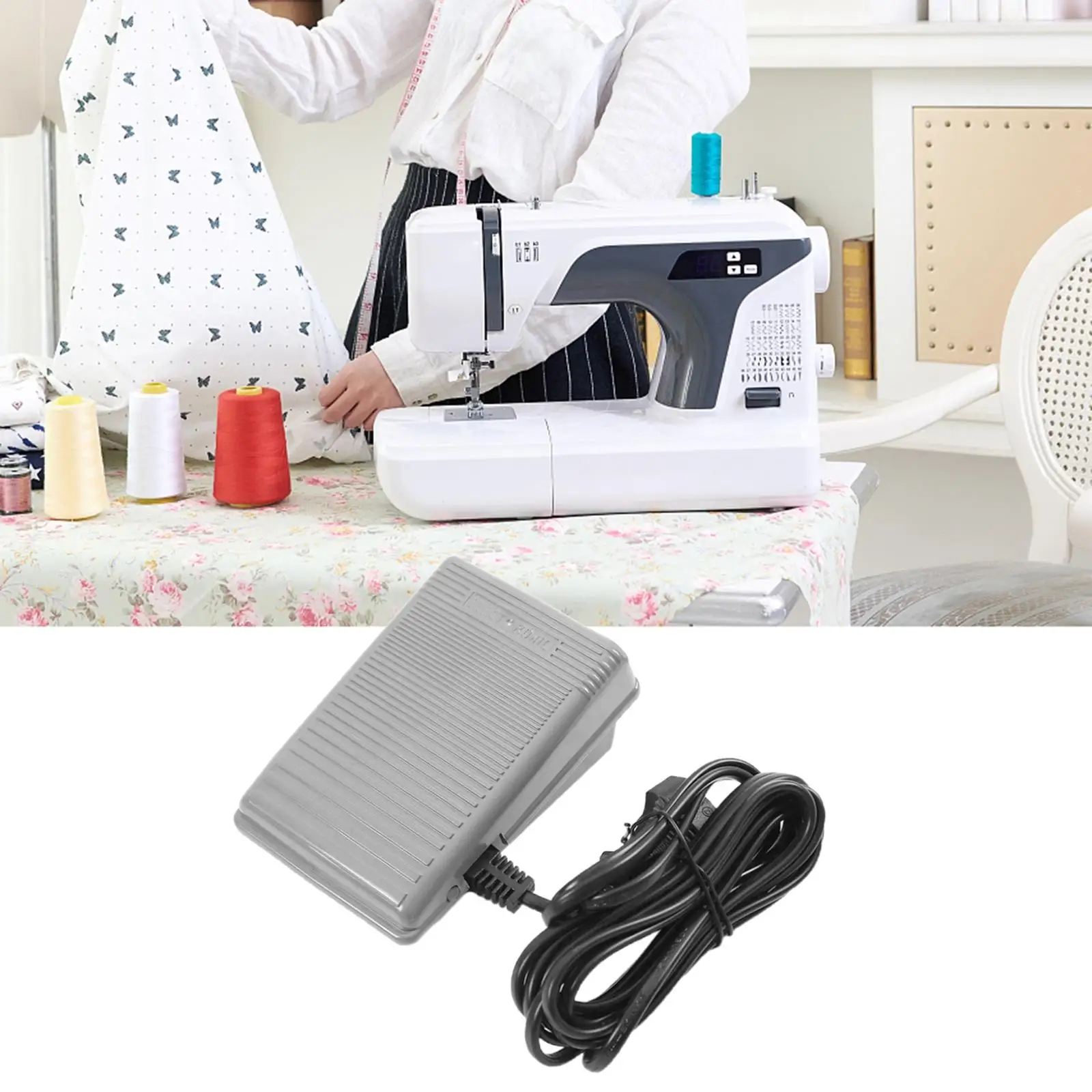 Household Sewing Machine Home Parts Foot Pedal Controller Foot Switch Operated Control Part Sewing Accessories for Brother
Household Sewing Machine Home Parts Foot Pedal Controller Foot Switch Operated Control Part Sewing Accessories for Brother
