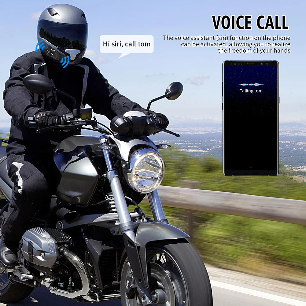 Motorcycle Helmet Bluetooth Headset Wireless Intercom Interphone with Microphone Navigation Music FM Radio Helmet Headset
Motorcycle Helmet Bluetooth Headset Wireless Intercom Interphone with Microphone Navigation Music FM Radio Helmet Headset