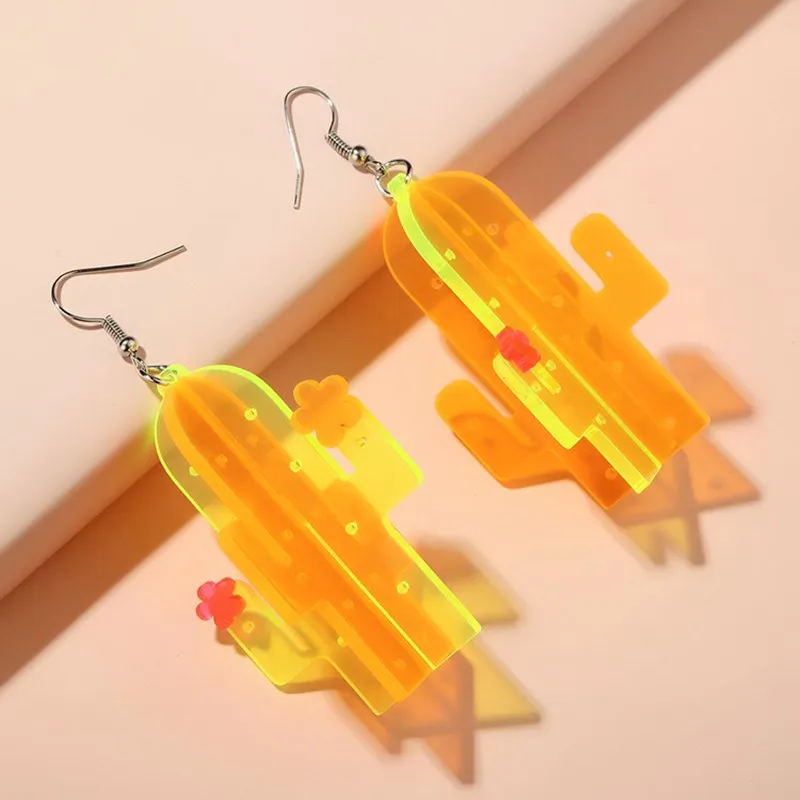 New Funny Colorful Cactus Acrylic Earrings For Women Girls Lovely Plant Flower Long Dangle Earrings Fashion Party Jewelry Gifts
New Funny Colorful Cactus Acrylic Earrings For Women Girls Lovely Plant Flower Long Dangle Earrings Fashion Party Jewelry Gifts