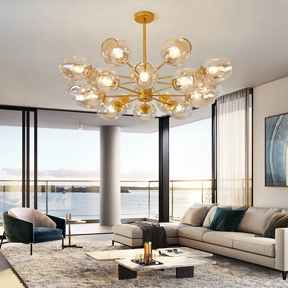 Nordic Led Glass Chandelier Lighting Living Room Decoration Lights, Dining Room Chandelier Home Decor Hanging Lighting Fixtures
Nordic Led Glass Chandelier Lighting Living Room Decoration Lights, Dining Room Chandelier Home Decor Hanging Lighting Fixtures