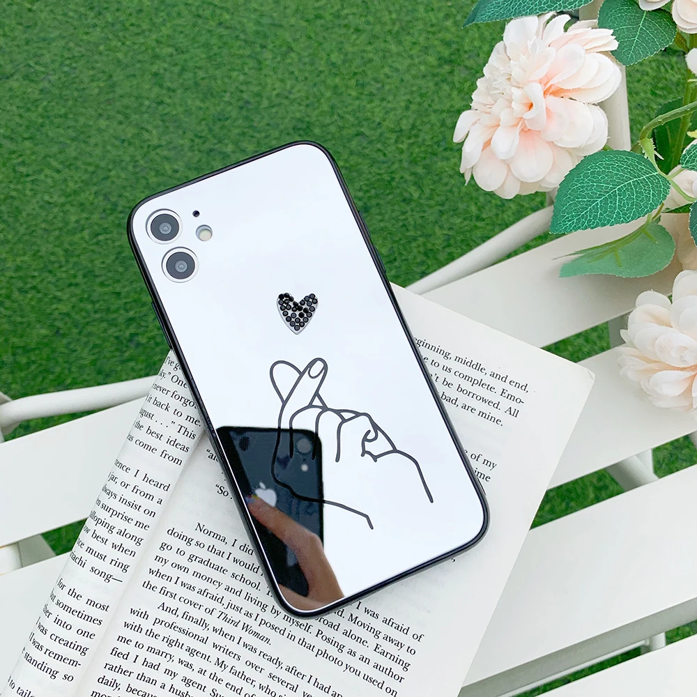 Simple Love heart Mirror Surface Korean Styles Phone Case for IPhone 11 12 Pro Max XR XS Max X 8 7 Plus Acrylic Back Cover
Simple Love heart Mirror Surface Korean Styles Phone Case for IPhone 11 12 Pro Max XR XS Max X 8 7 Plus Acrylic Back Cover