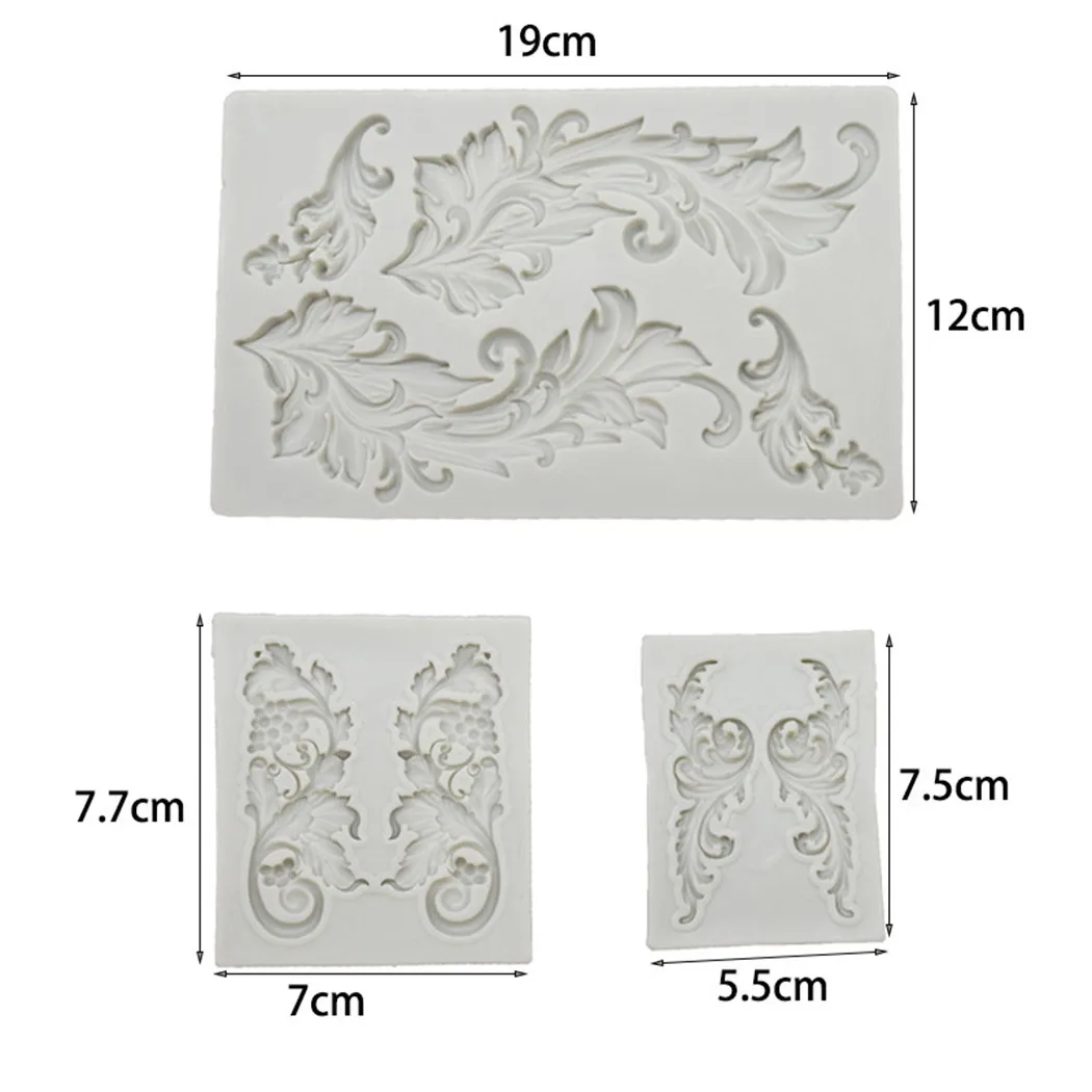 1 X Silicone Molds Food Grade Vine Silicone Mold Fondant Embossed Flower Lace Mold 3D Carved Decorative
1 X Silicone Molds Food Grade Vine Silicone Mold Fondant Embossed Flower Lace Mold 3D Carved Decorative