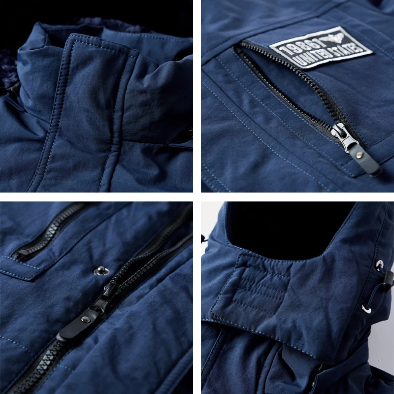 Men Winter Velvet Jacket Casual Hooded Plus Size Coat Thick Warm Parka Overcoat Men's Thermal Warm Wool Liner Trench Coat
Men Winter Velvet Jacket Casual Hooded Plus Size Coat Thick Warm Parka Overcoat Men's Thermal Warm Wool Liner Trench Coat