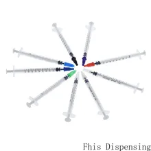Раздаточные шприцы 1cc 1 мл Пластиковые с наконечником различные