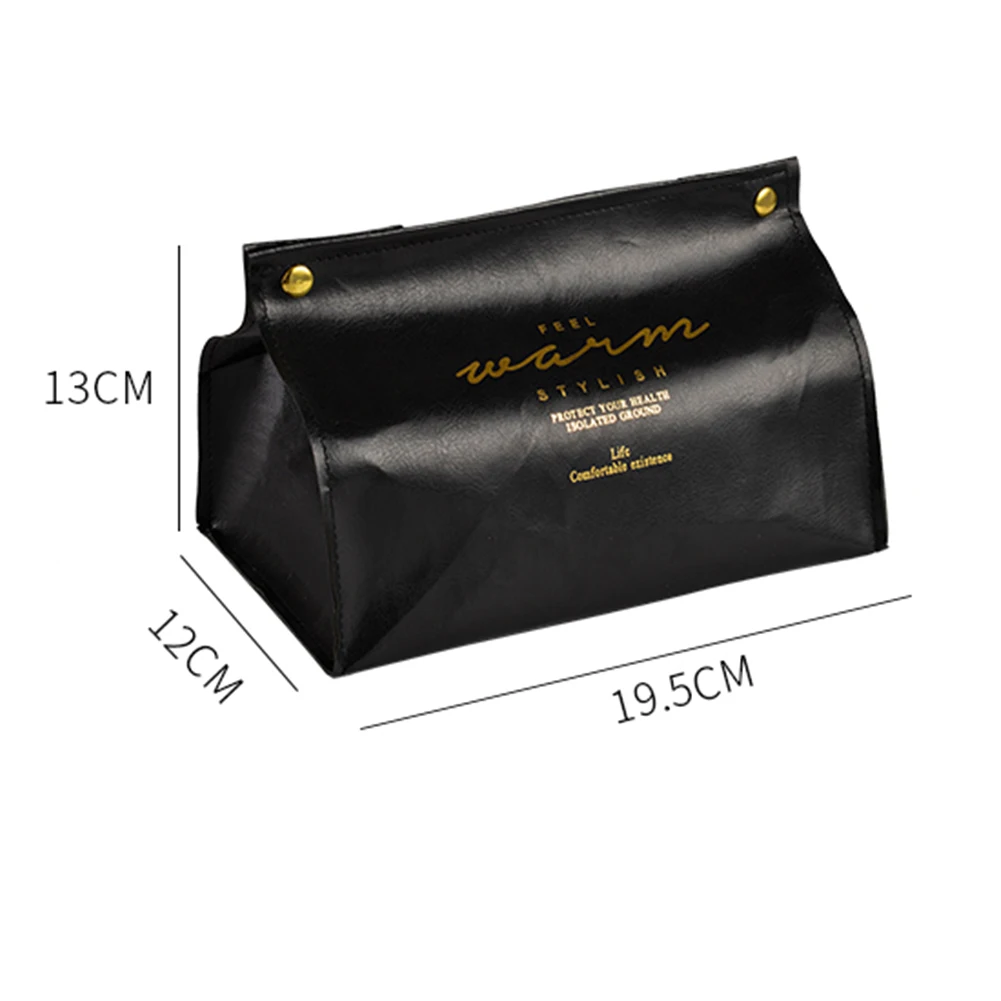 Desktop Napkin Pumping Paper Tissue Box Practical Durable Multi-functional Classic Leather Storage Container Home Decor
Desktop Napkin Pumping Paper Tissue Box Practical Durable Multi-functional Classic Leather Storage Container Home Decor