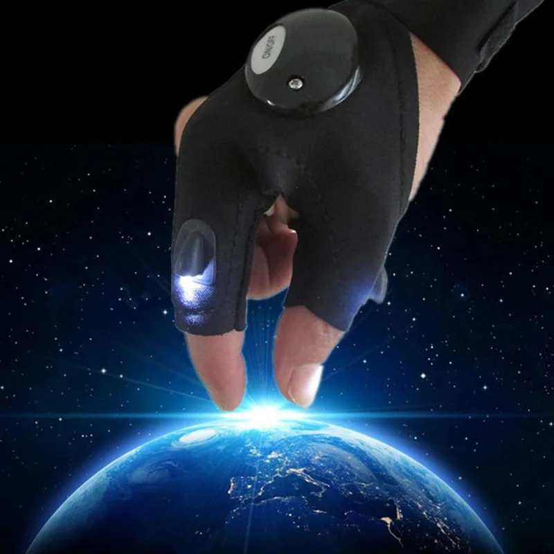 Half-finger Gloves LED Flashlight Luminous Multifunctional Gloves For Outdoor Sports Camping And Maintenance Ycling Equipment
Half-finger Gloves LED Flashlight Luminous Multifunctional Gloves For Outdoor Sports Camping And Maintenance Ycling Equipment