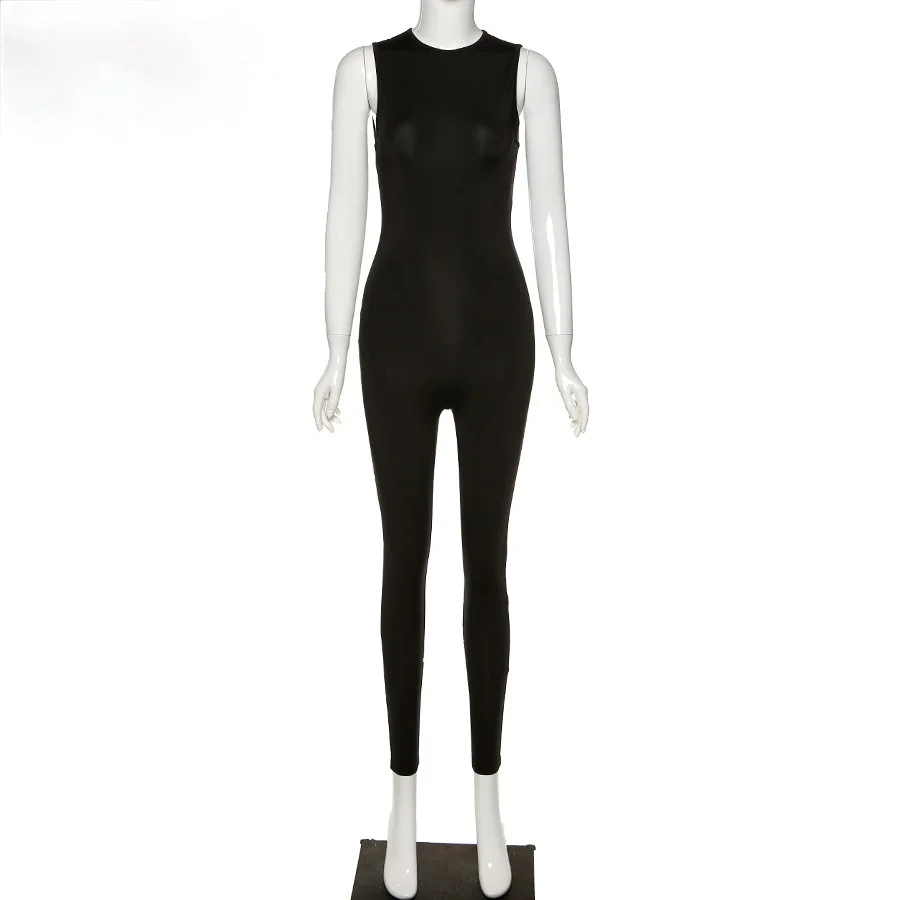 Sleeveless Zipper Activewear Skinny Summer Outfit Jumpsuit Women Elastic Hight Casual Fitness Sporty Rompers Overalls for Women
Sleeveless Zipper Activewear Skinny Summer Outfit Jumpsuit Women Elastic Hight Casual Fitness Sporty Rompers Overalls for Women