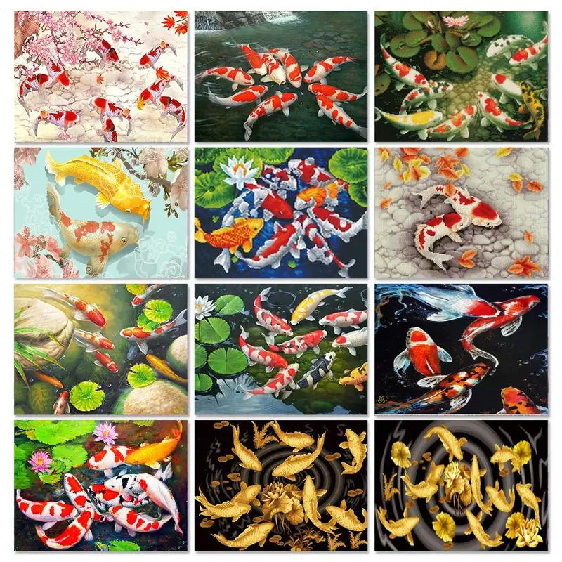 GATYZTORY 5D Diamond Painting Goldfish Cross Stitch Diamond Embroidery Animals Mosaic Art Kits Sale Needlework Handicrafts Decor
GATYZTORY 5D Diamond Painting Goldfish Cross Stitch Diamond Embroidery Animals Mosaic Art Kits Sale Needlework Handicrafts Decor