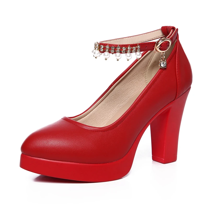Red Wedding Shoes 2019 Spring Thick High-heeled Platform Waterproof Platform Cheongsam Model Catwalk Large Size Women's Shoes
Red Wedding Shoes 2019 Spring Thick High-heeled Platform Waterproof Platform Cheongsam Model Catwalk Large Size Women's Shoes