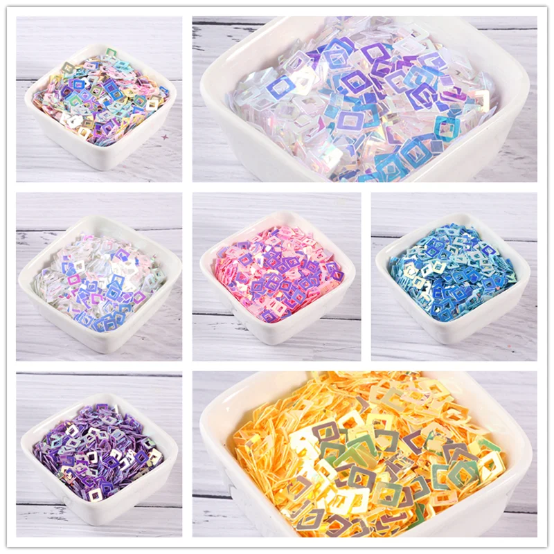 10g/back 6mm Macaroon Colors Hollow Square Shape Loose Sequins Paillettes For DIY Nail Arts Manicure,Wedding Decoration Confetti
10g/back 6mm Macaroon Colors Hollow Square Shape Loose Sequins Paillettes For DIY Nail Arts Manicure,Wedding Decoration Confetti