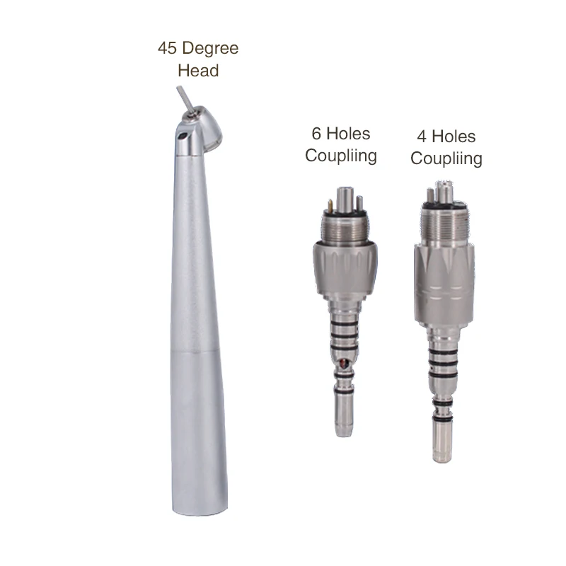 Dental handpiece 45 Turbine Handpiece High Speed LED Light 4 Hole/ 6 Hole ceramic bearings Dentistry therapy supplies tool
Dental handpiece 45 Turbine Handpiece High Speed LED Light 4 Hole/ 6 Hole ceramic bearings Dentistry therapy supplies tool