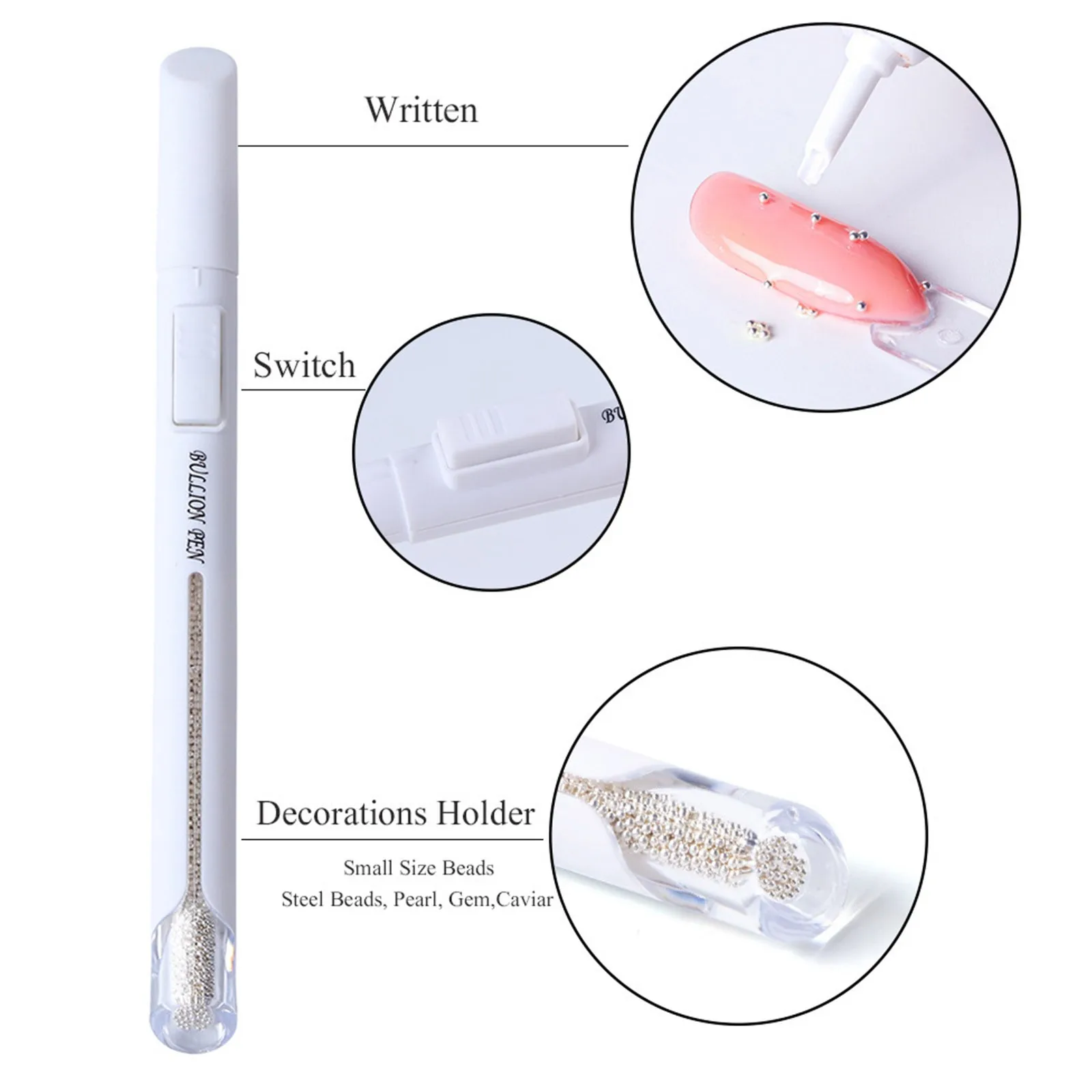 3D Nail Point French Stripe Penpress Automatically Release The Pearl Gold Ball Pen Drawing Pen UV Gel Brushes Painting Tools
3D Nail Point French Stripe Penpress Automatically Release The Pearl Gold Ball Pen Drawing Pen UV Gel Brushes Painting Tools