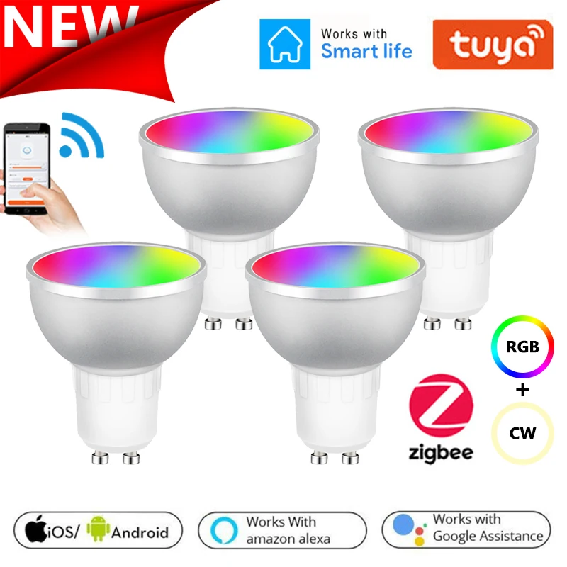 Умная светодиодсветильник лампа Tuya Zigbee 3,0 Gu10, 5 Вт, с голосовым управлением
Умная светодиодсветильник лампа Tuya Zigbee 3,0 Gu10, 5 Вт, с голосовым управлением