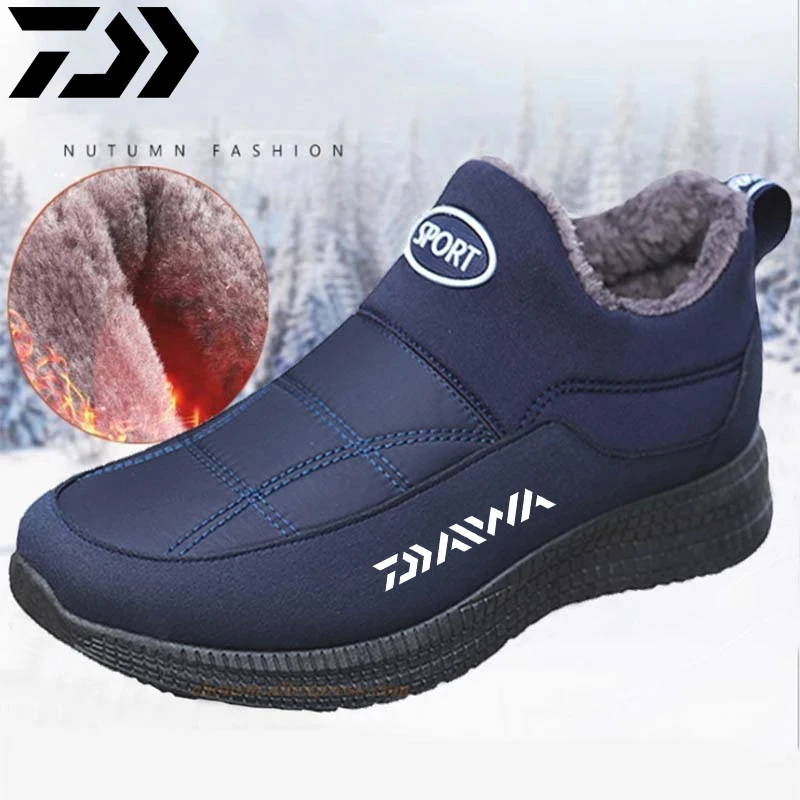 Daiwa Men Winter Shoes Warm Winter Boots Men Fashion Fishing Boots Male Working Shoes Mans Winter Sneakers Plush Furry Footwear
Daiwa Men Winter Shoes Warm Winter Boots Men Fashion Fishing Boots Male Working Shoes Mans Winter Sneakers Plush Furry Footwear