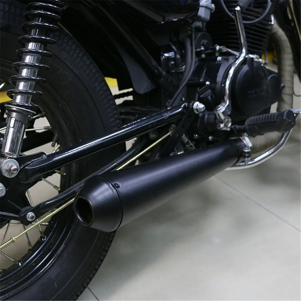 35mm 39mm 43mm Universal Motorcycle Cafe Racer Exhaust Mufflers Silencer Pipe with Sliding Bracket Matte Black/Silver Universal
35mm 39mm 43mm Universal Motorcycle Cafe Racer Exhaust Mufflers Silencer Pipe with Sliding Bracket Matte Black/Silver Universal
