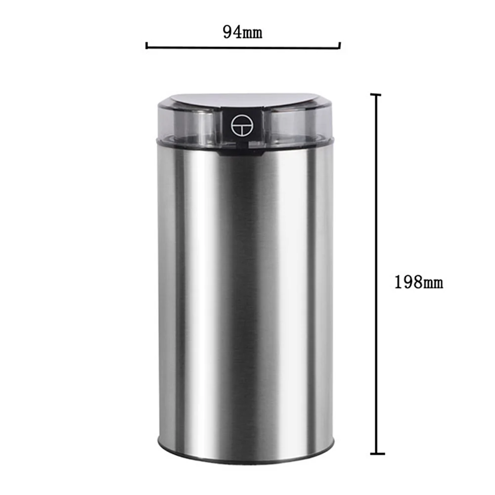Electric Coffee Grinder 220-240V Stainless Steel Blades Coffee Bean Grinder for Spices Herbs Nuts Grains Easy Clean Kitchen Tool
Electric Coffee Grinder 220-240V Stainless Steel Blades Coffee Bean Grinder for Spices Herbs Nuts Grains Easy Clean Kitchen Tool