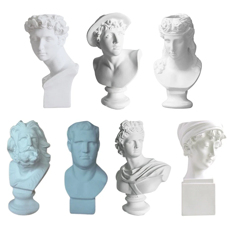 Modern Nordic Style Creative Portrait Vase Human Head Decorative Ornaments Resin Vase Home Decoration Makeup Brush Storage Box
Modern Nordic Style Creative Portrait Vase Human Head Decorative Ornaments Resin Vase Home Decoration Makeup Brush Storage Box