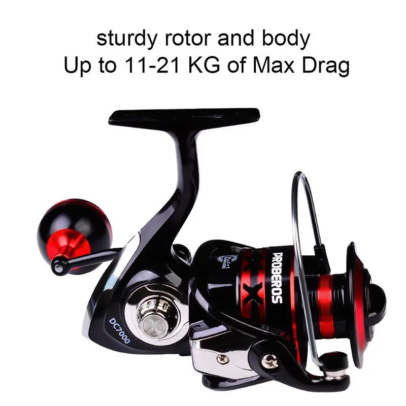 

Fishing reels spinning 11-21KG Max Drag Fishing Reel 2000-7000 Series Saltwater Carp Reel Carretes de pesca fish accessories