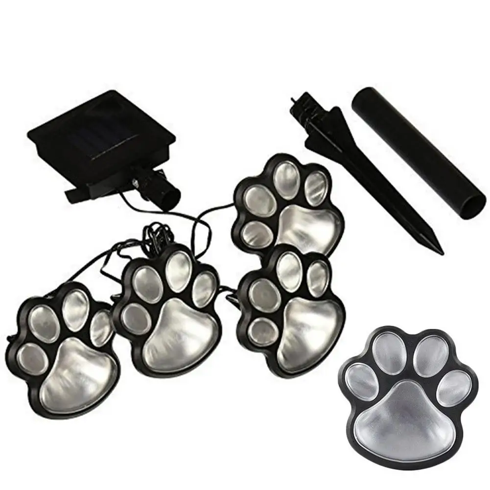Creative Solar Lawn Lamps Cat Animal Paw Print Lights Garden Outdoors 4pcs LED Solar Lamps Courtyard Path Lamps Landscape Lights
Creative Solar Lawn Lamps Cat Animal Paw Print Lights Garden Outdoors 4pcs LED Solar Lamps Courtyard Path Lamps Landscape Lights