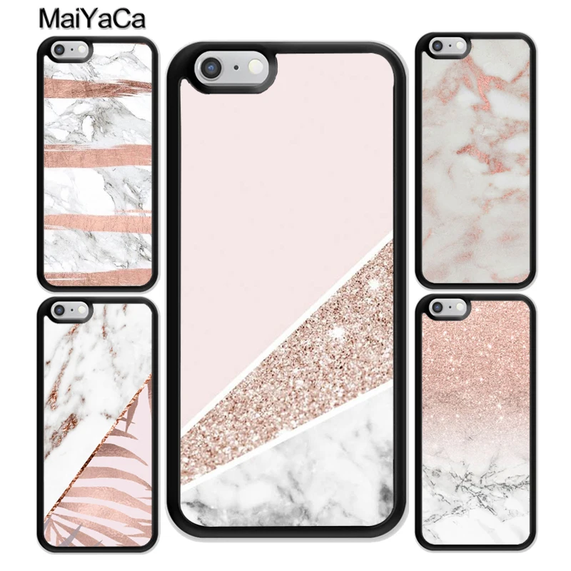 MaiYaCa мраморный чехол цвета розового золота для iphone 12 mini 11 Pro Max X XR XS MAX SE 2020 6S 7 8
