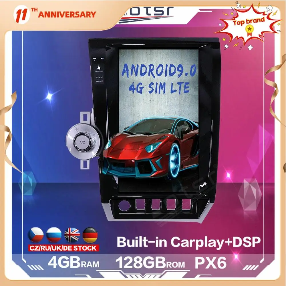 Мультимедийный проигрыватель для автомобиля Tundra, в стиле Tesla, PX6, Android, 128 ГБ, для Toyota Sequoia 2007, автомобильный радиоприемник, GPS-навигация, DSP, Carplay, 4G
Мультимедийный проигрыватель для автомобиля Tundra, в стиле Tesla, PX6, Android, 128 ГБ, для Toyota Sequoia 2007, автомобильный радиоприемник, GPS-навигация, DSP, Carplay, 4G