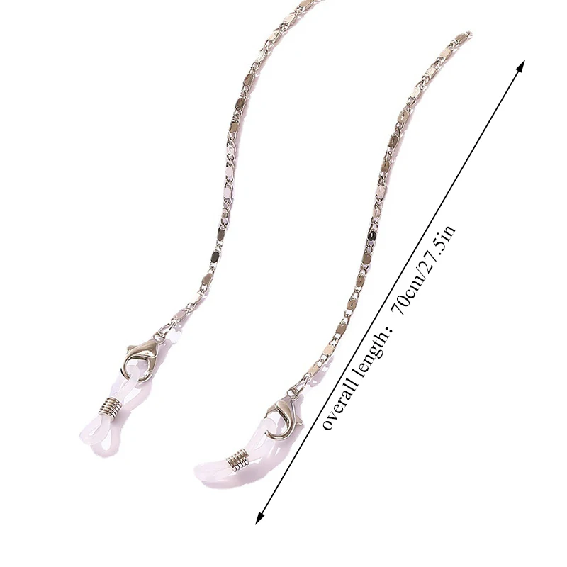 Fashion Metal Glasses Chain Mask Lanyard Women Men Eyeglass Sunglasses Cord Retainer Holder Eyewear Lanyard Neck Strap Rope
Fashion Metal Glasses Chain Mask Lanyard Women Men Eyeglass Sunglasses Cord Retainer Holder Eyewear Lanyard Neck Strap Rope
