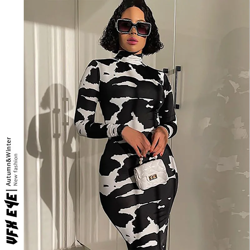 2022 New Cows Print Maxi Dress For Women Autumn Aesthetic Classy Tie Dye Party Style Robe Sheath Slim Turtleneck Female Vestido
2022 New Cows Print Maxi Dress For Women Autumn Aesthetic Classy Tie Dye Party Style Robe Sheath Slim Turtleneck Female Vestido