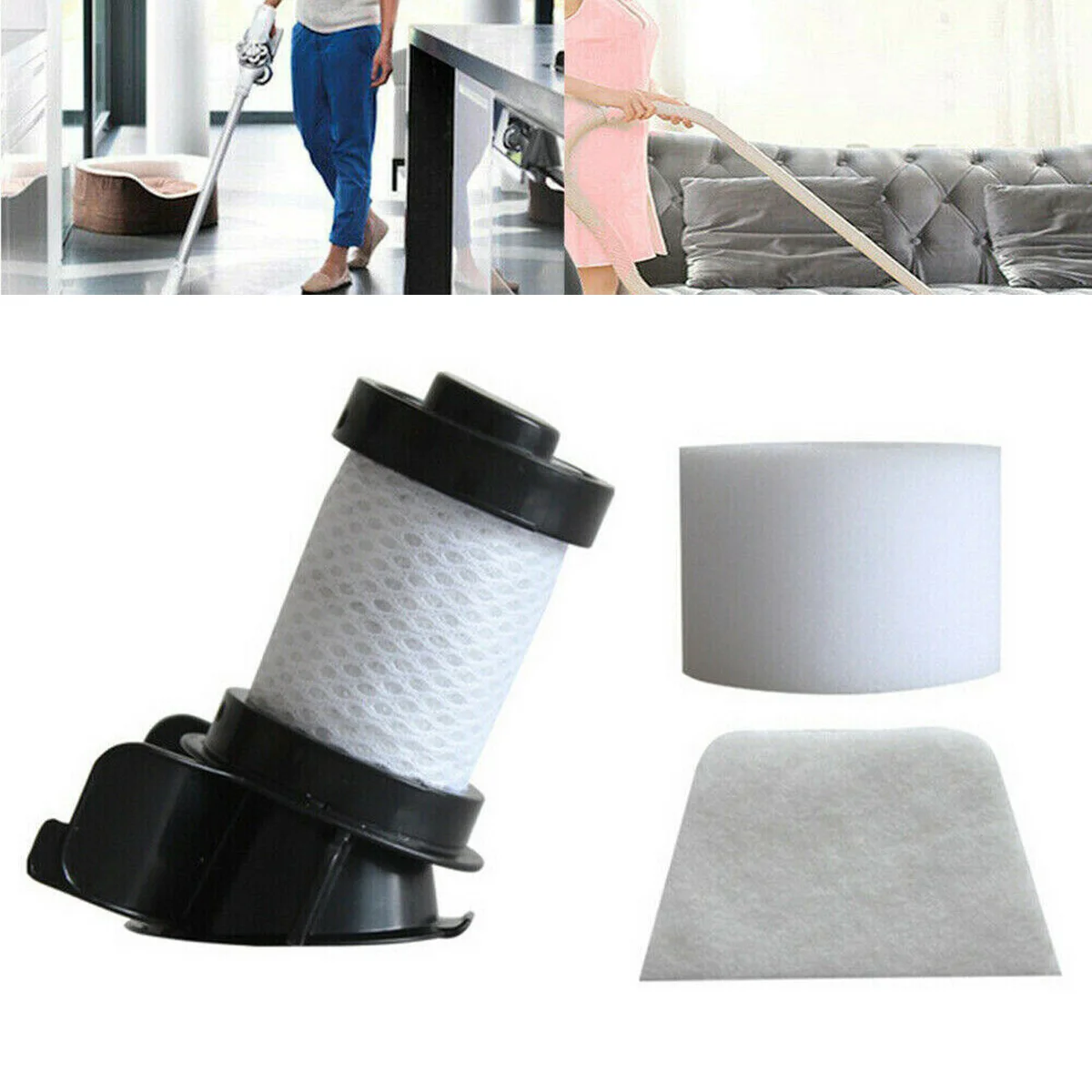 3Pcs Filter Kit Set For Shark DuoClean Cordless Handheld Vacuum Cleaner Parts Household Cleaning Parts Replacement Tool For Home
3Pcs Filter Kit Set For Shark DuoClean Cordless Handheld Vacuum Cleaner Parts Household Cleaning Parts Replacement Tool For Home