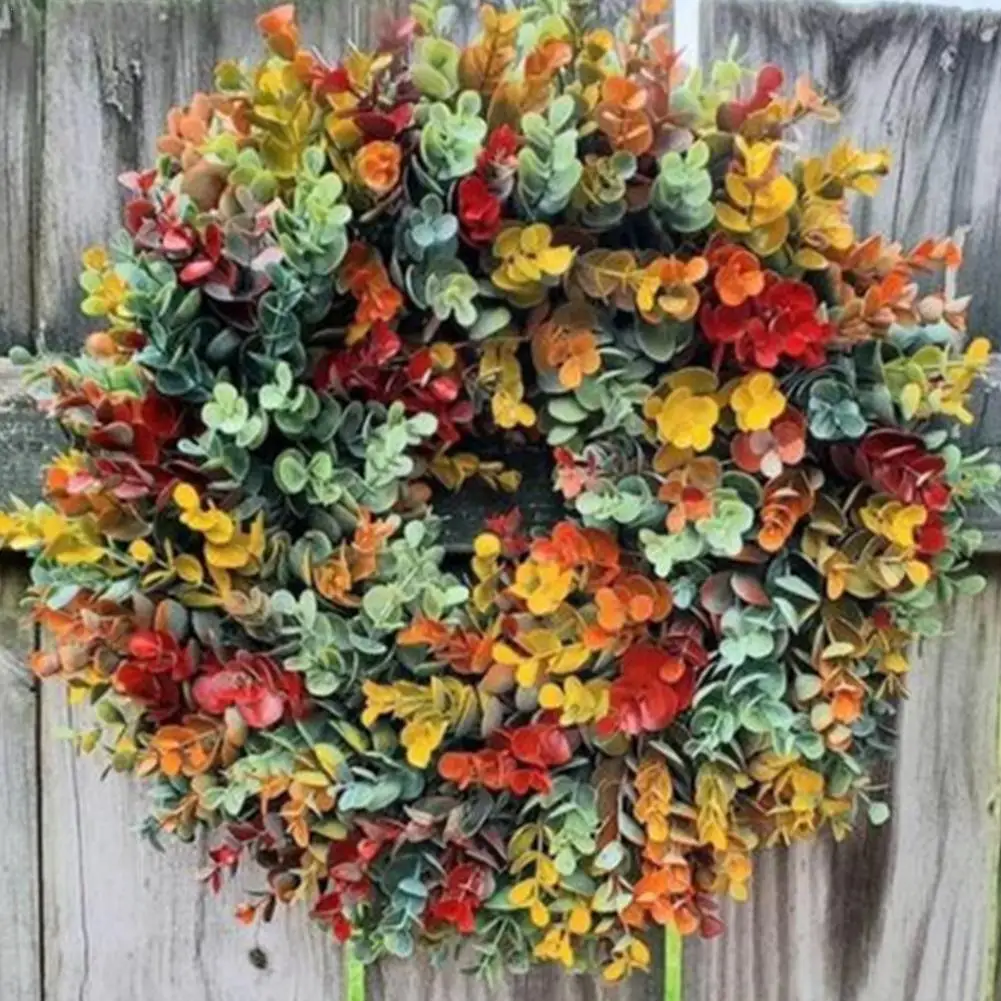Fall Eucalyptus Farmhouse Wreath Front Door Hanging Ornament Artificial Wreath For All Seasons Autumn Decoration 30/40cm
Fall Eucalyptus Farmhouse Wreath Front Door Hanging Ornament Artificial Wreath For All Seasons Autumn Decoration 30/40cm