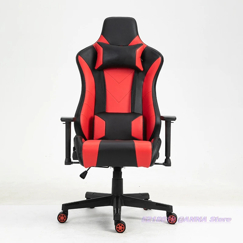 Office Supplies Computer Swivel Reclining Comfortable Gaming Chair Modern Ergonomic S-shaped with Pillow Cushion Black Red Cool
Office Supplies Computer Swivel Reclining Comfortable Gaming Chair Modern Ergonomic S-shaped with Pillow Cushion Black Red Cool