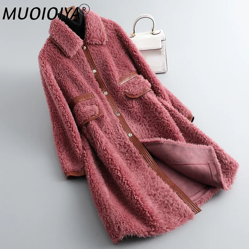 Women's Fur Coats Elegant Sheep Shearing Coat Female Winter 2022 Long 100% Real Wool Jacket Korean Casaco Feminino Gxy887
Women's Fur Coats Elegant Sheep Shearing Coat Female Winter 2022 Long 100% Real Wool Jacket Korean Casaco Feminino Gxy887