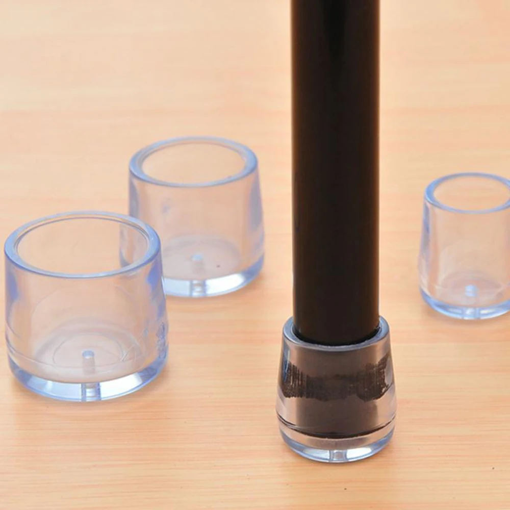 4Pcs/set Chair Table Foot Caps Non-Slip Transparent Silicone Furniture legs Covers Round Bottom Socks Cups Pads Floor protector
4Pcs/set Chair Table Foot Caps Non-Slip Transparent Silicone Furniture legs Covers Round Bottom Socks Cups Pads Floor protector