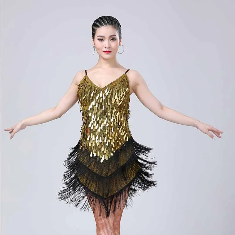 Hot Sexy Latin Dance Dress For Ladies Dance Tassel Sequin Suit Women Ballroom Dancing Costume Cha Cha Rumba Samba Garments PY175
Hot Sexy Latin Dance Dress For Ladies Dance Tassel Sequin Suit Women Ballroom Dancing Costume Cha Cha Rumba Samba Garments PY175
